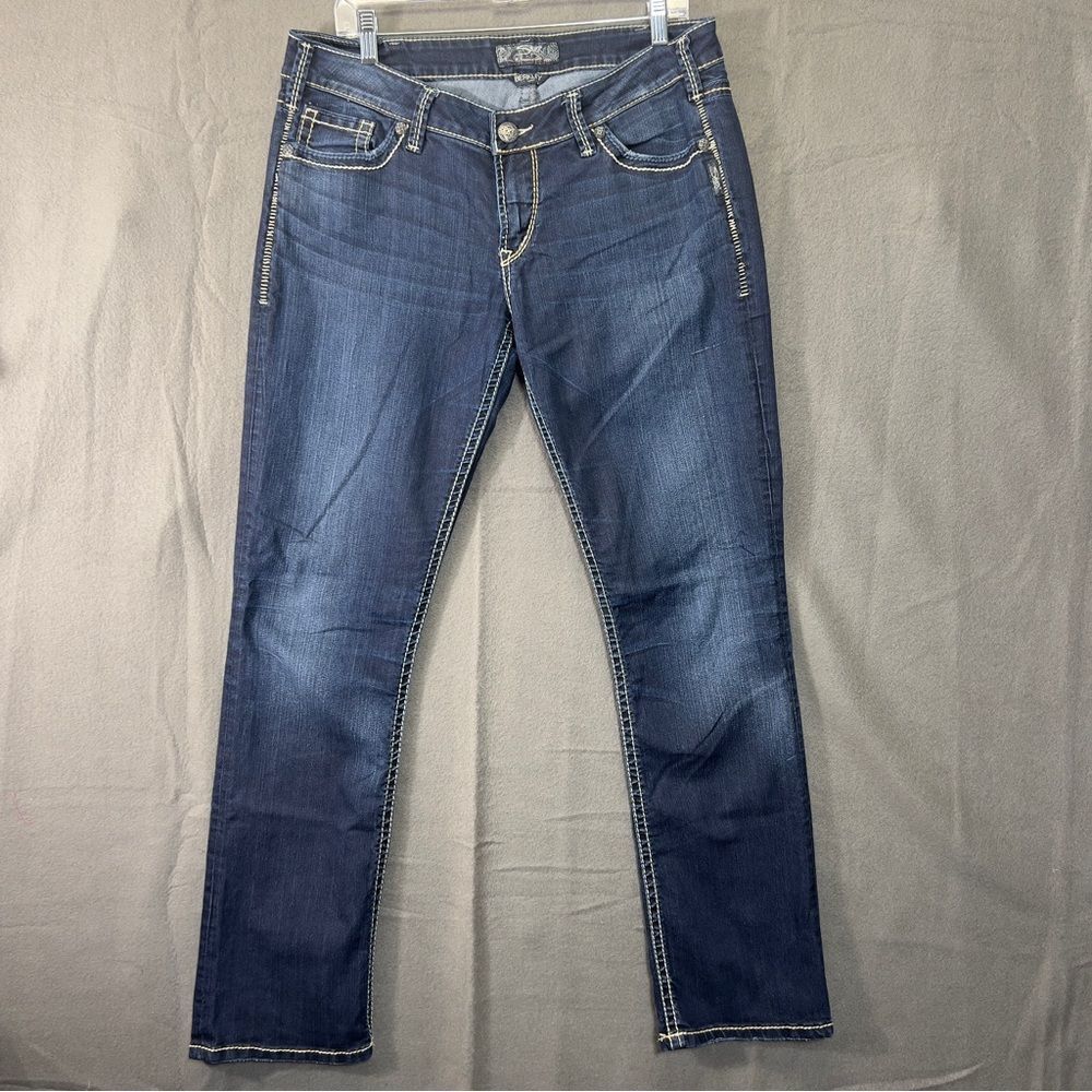 W34/L32 Berkley Women’s Silver Jeans Co. Berkley Jeans
